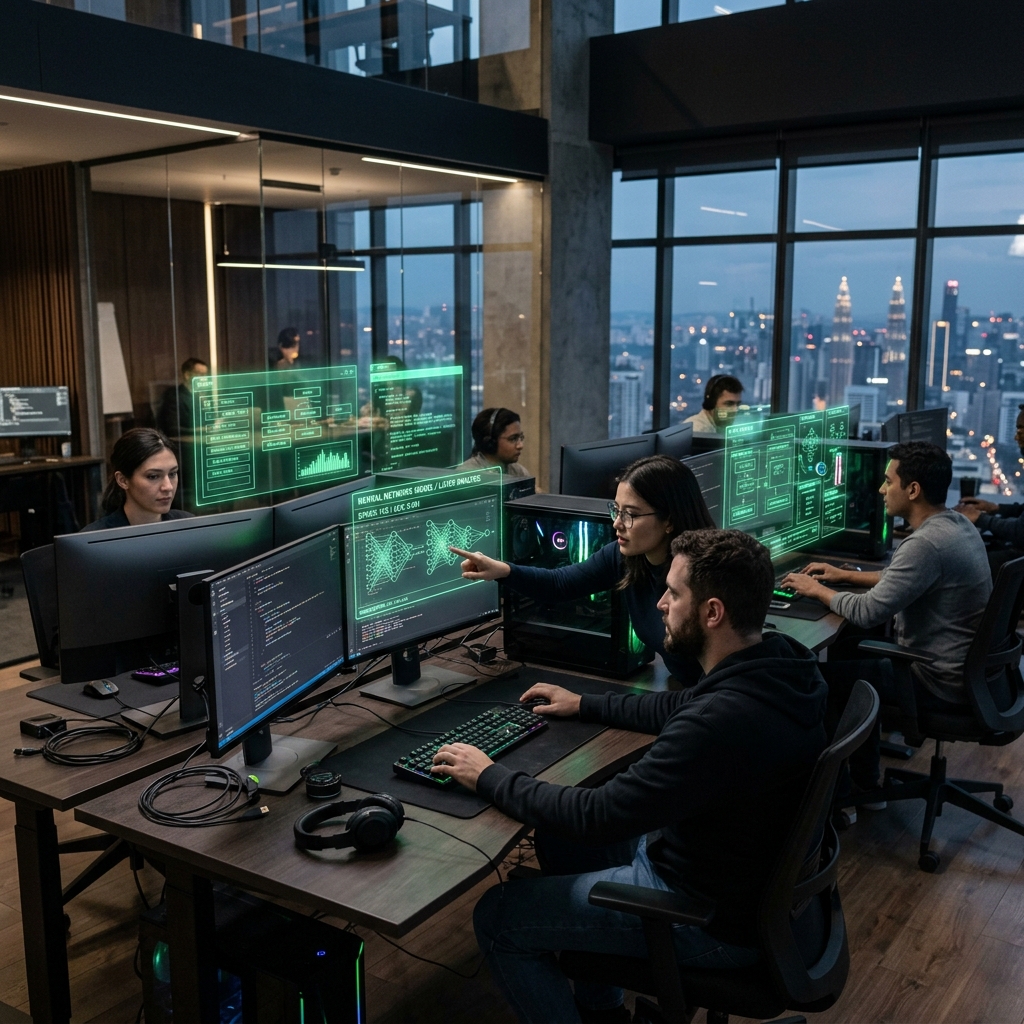 ITC Infotech Developers Collaborating in a modern office